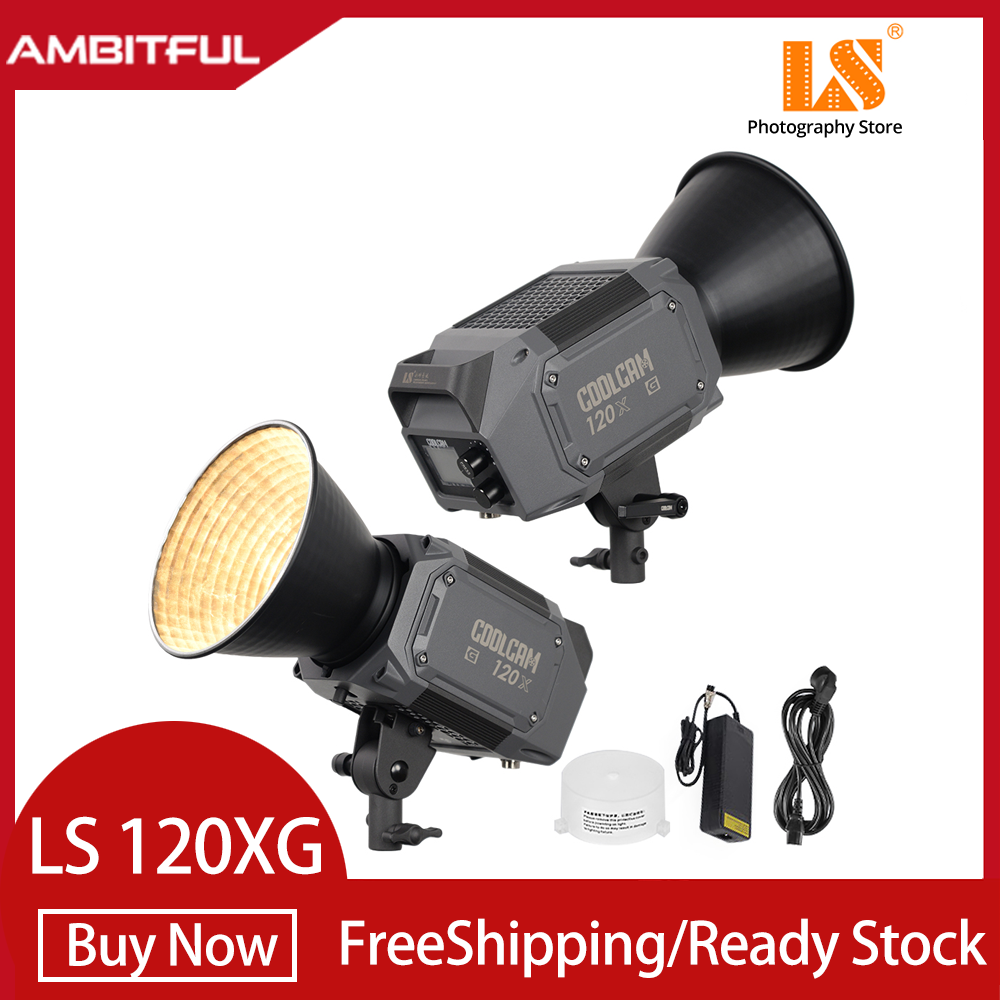 LS COOLCAM 120X LED COB Light 146W Bi-color Live Streaming 2700K-6500K Light with App Remote Control For Video Creation Record ราคา 9,394 บาท*ส่งฟรี