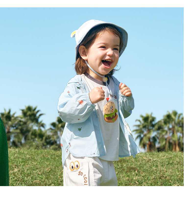 balabala Children Sunscreen Jacket Thin Outerwear For Little And Big Kids Boy And Girl 2025 Summer New Upf50 · v5