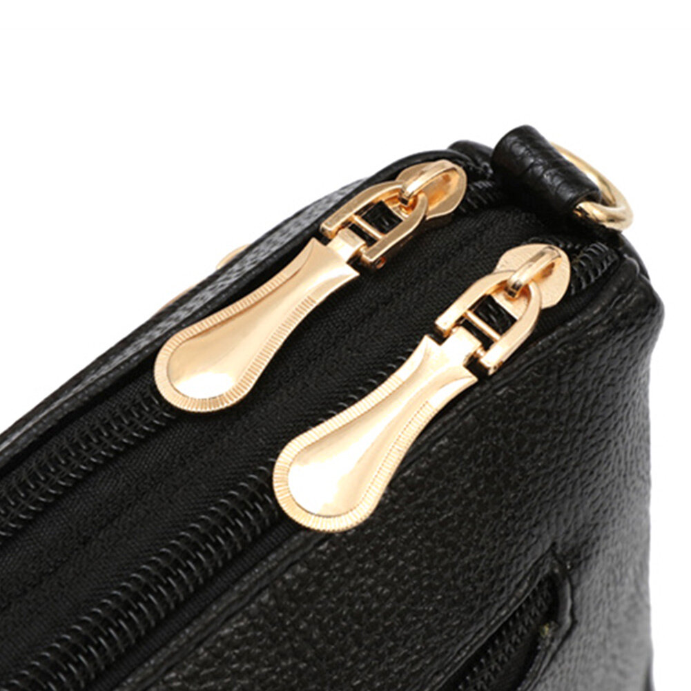 Túi Đựng Điện Thoại Di Động Kéo Đôi Cho Nữ, Ví Đựng Tiền Xu