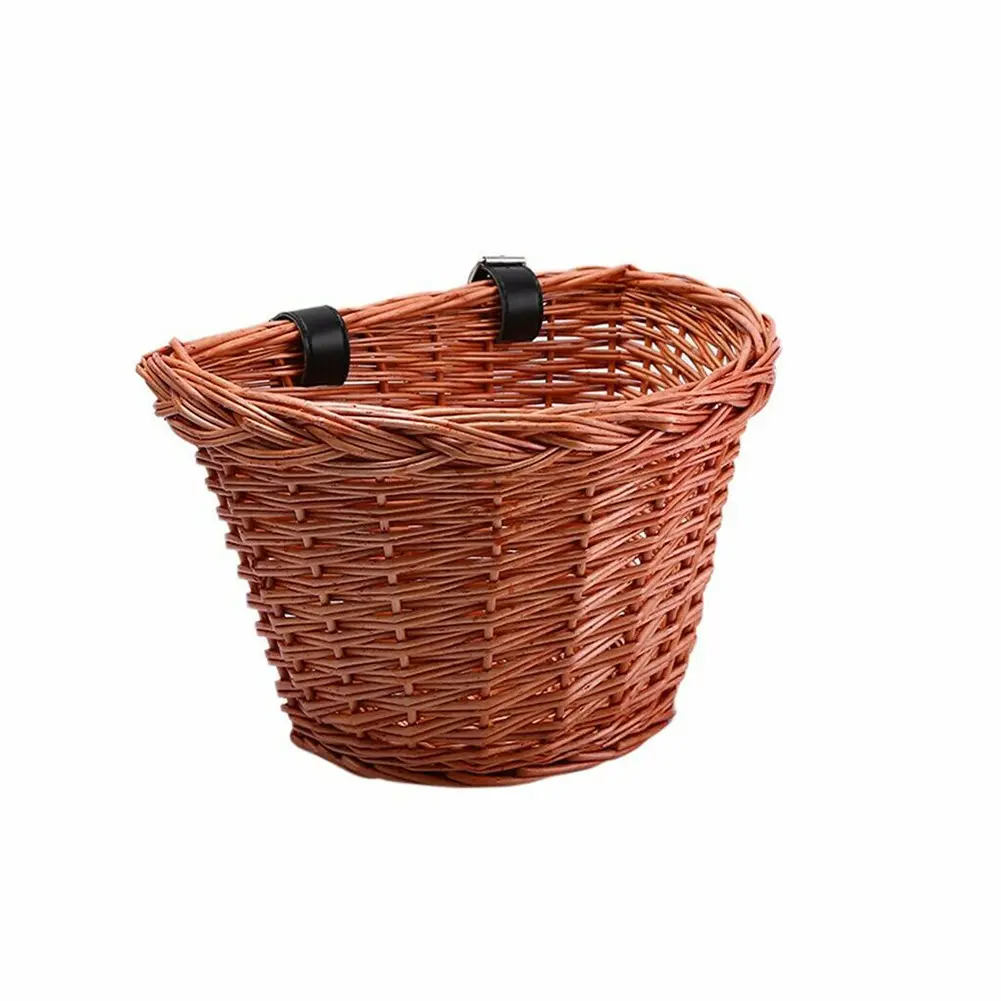 wicker bike basket