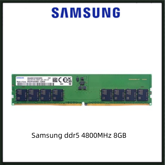 Samsung RAM 8GB DDR5 4800MHz Desktop Memory 1.2V DIMM Gaming Memory for