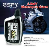 Two Way Motorcycle Alarm System Engine Start 2 LCD 5000 Meter Remote Security System Anti-theft devices Suit For Gasoline Motorbike