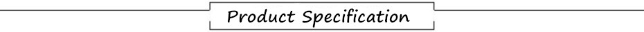 Product Specification