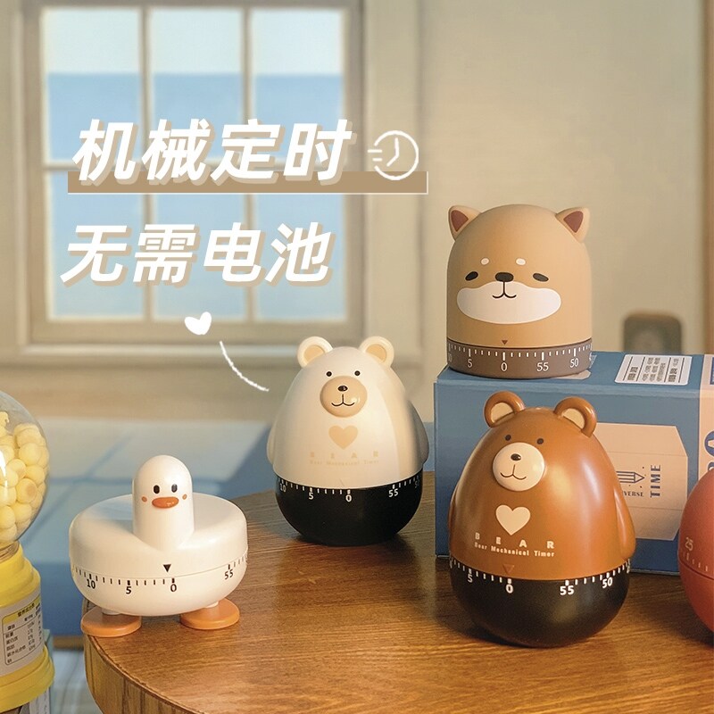 Gambar Special web celebrity children learning mechanical timepieces self discipline kitchen clock timing reminders to time management