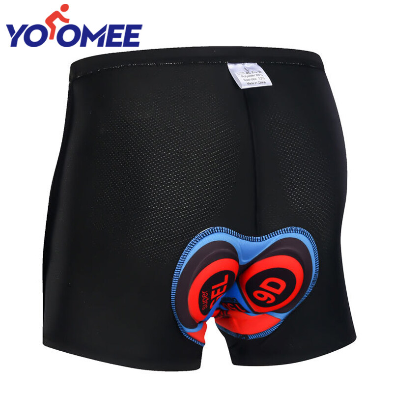Veobike Men 3D Padded Bicycle Cycling Underwear Shorts Underpants Black