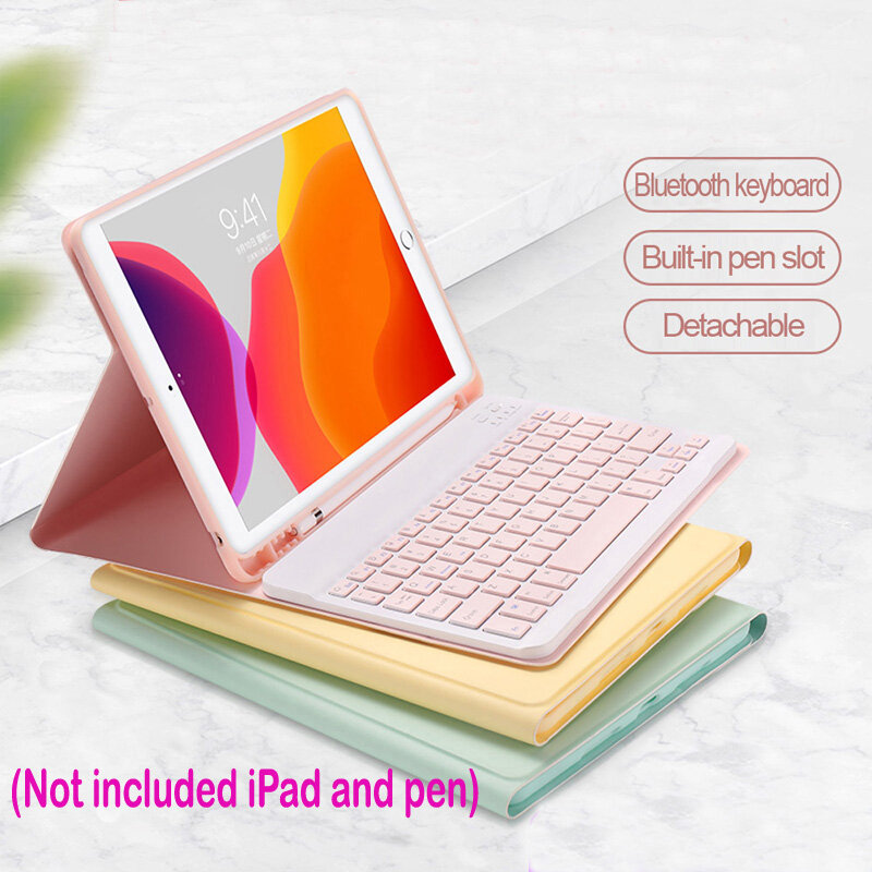 Ốp bàn phím bluetooth cho ipad 9.7 10.2 5th 6th 7th gen 8th 9th generation cho ipad air 1 2 3 4 5 pro 9.7 10.5 11 2020 2021 mini 1 2 3 4 5 6