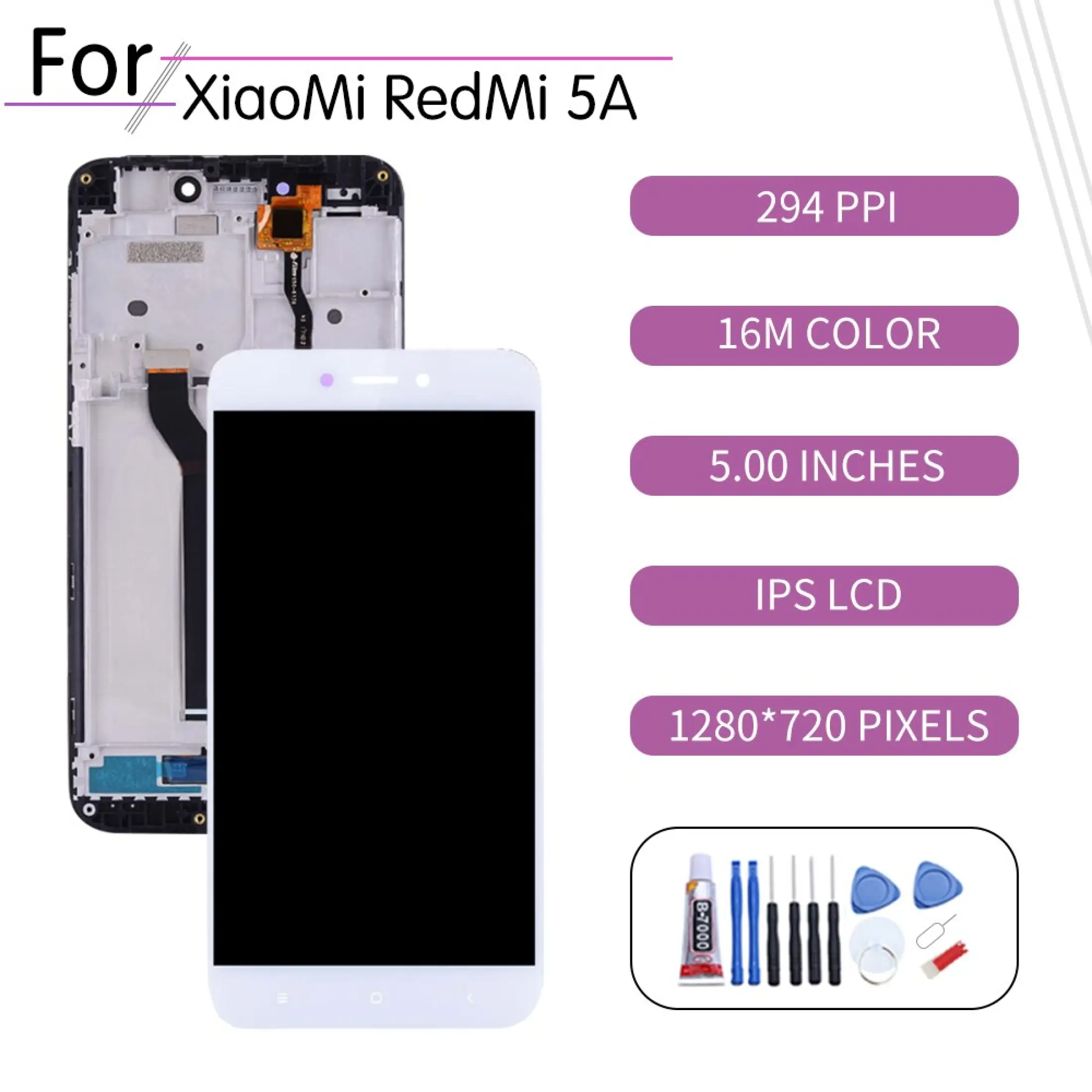 Rakitan Digitizer Layar Sentuh Lcd Untuk Xiaomi Redmi 5a Layar Rakitan Digitizer Untuk Xiaomi Redmi 5a Dengan Pengganti Bingkai Mci3b Mcg3b Lazada Indonesia