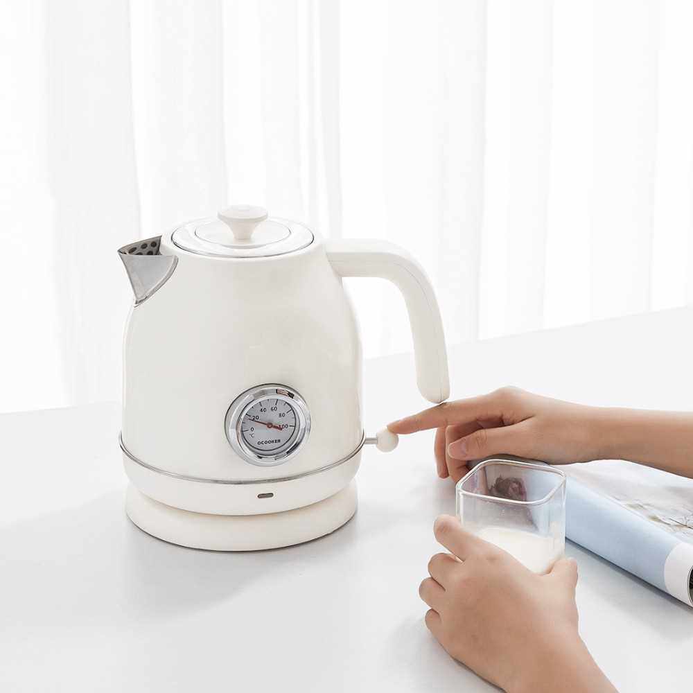 Xiaomi OCOOKER Retro Electric Kettle Stainless Steel Water Kettle with