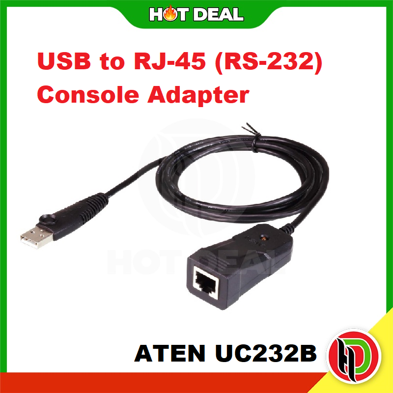 ATEN UC232B USB to RJ-45 (RS-232) Console Adapter UC232B Harga 217 Ringgit*Penghantaran Percuma