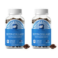 BEWORTHS Biotin Vitamins Capsules with Collagen for Healthy Hair Nails & Bones Radiant Skin for Women & Men