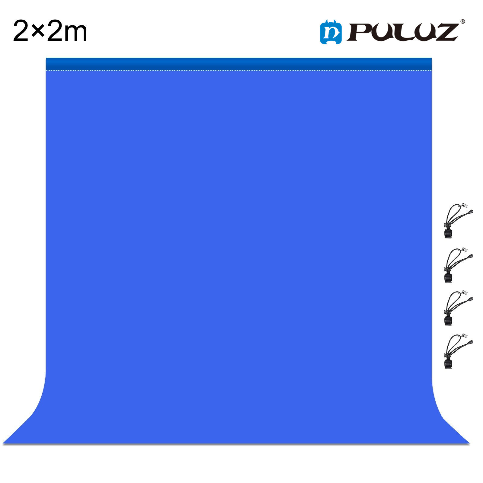 PULUZ 2m x 2m Photography Background 120g Thickness Photo Studio Background Cloth Backdrop
