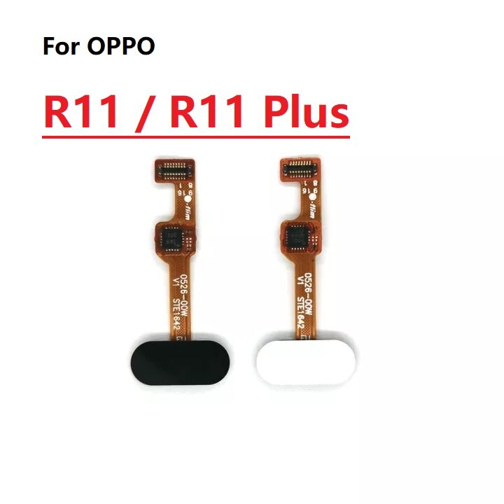 Vân tay key scanner nút home cáp dẻo cảm biến id cảm ứng trở lại cáp dẻo cho oppo r11 / r11 cộng với bộ phận thay thế