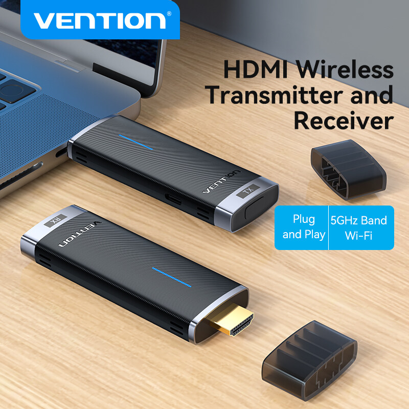 Vention HDMI không dây máy phát và máy thu 5GHz ban nhạc Wi-Fi 1080p 60Hz Đầu ra cho màn hình máy ch