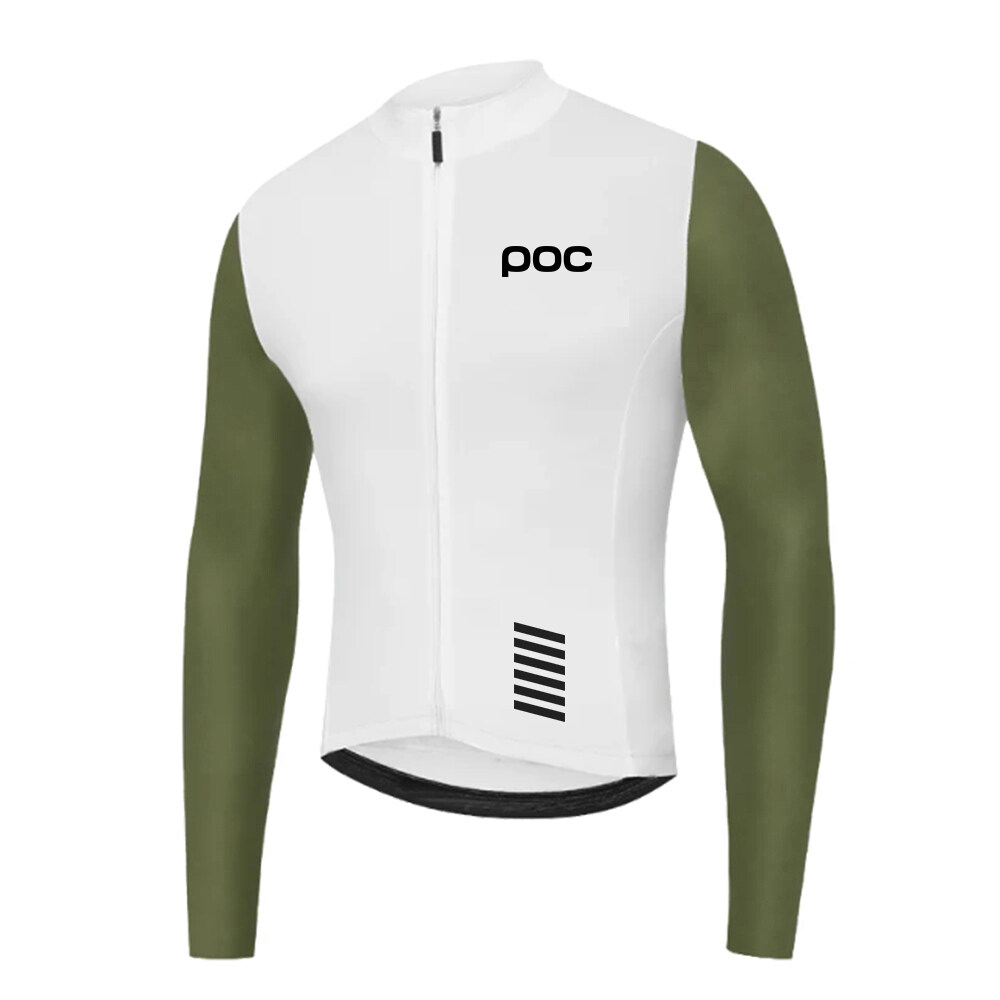 POC Fashion Cycling Jersey 2024 Spring Autumn Long Sleeve Cycling Clothing MTB Bike Quick-dry Jacket Sun-protective Men Women Road Bicycle Shirts
