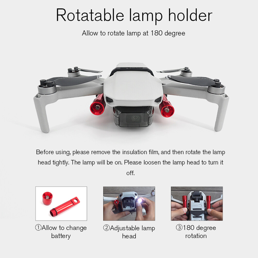 Upgrade RC VISUO XS812 LED Lamp Night Light Headlamp XS812 Drone Accessories