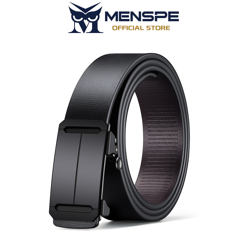 MENSPE Men's Belt Business Leisure Belt Stylish Automatic Buckle Belt Youth Sports Pant Belt Stylish Simple Nice Waistband Durable Belt ราคา 155 บาท*ส่งฟรี