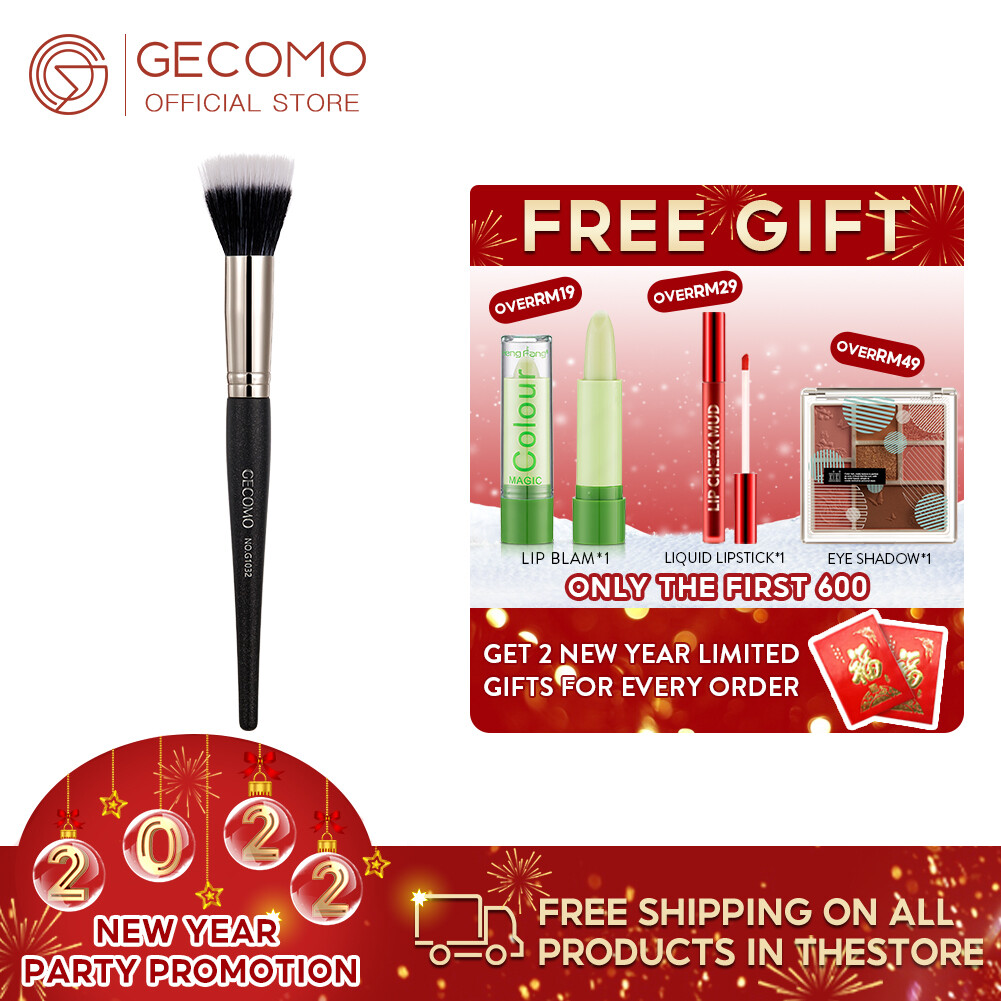 Gambar ?COD?GECOMO Blush Brush Makeup Blusher Pwoder Brushes Make Up Tool Authenticity guarantee
