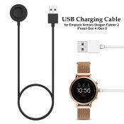 For Fossil Gen 4/5/6 Gen5 Usb Magnetic Charger Cable Charging Dock For Michael Kors Emporio Armani/Skagen Falster 2 Smart Watch