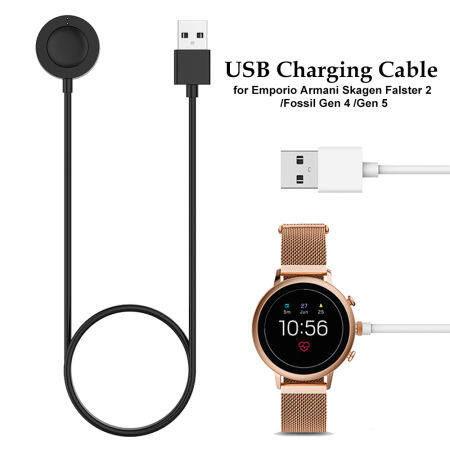 For Fossil Gen 4/5/6 Gen5 Usb Magnetic Charger Cable Charging Dock For Michael Kors Emporio Armani/Skagen Falster 2 Smart Watch