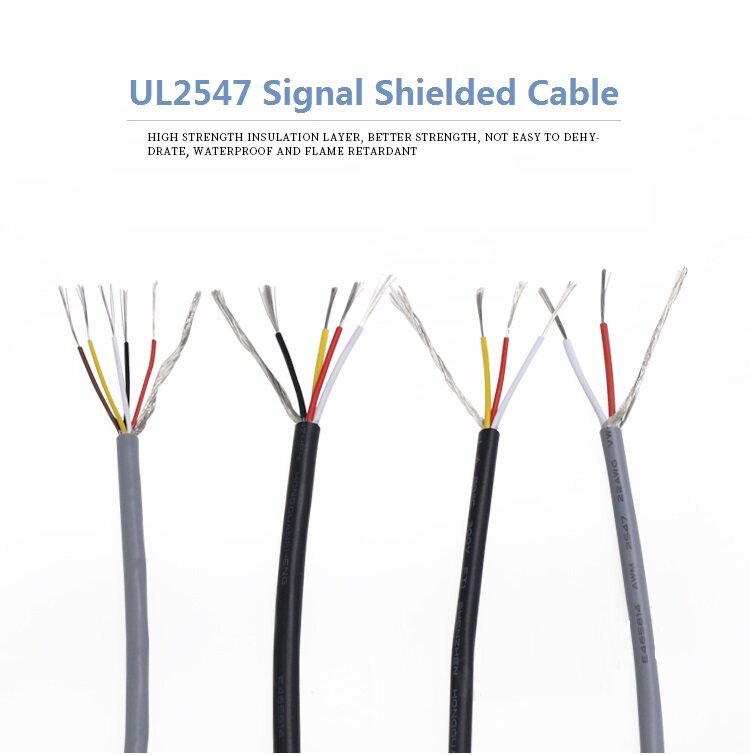 5m UL2547 Multicore Control Copper wire Shielded audio Headphone Signal Cabl  xl 