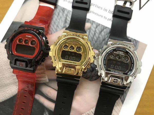 G Shock Gw6900 Men'S Sports Watch, Black Resin Band, Water