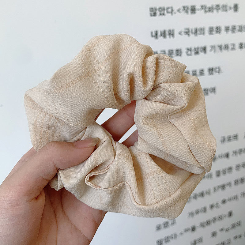 Dây Buộc Tóc Dây Buộc Cổ Điển Đơn Giản Dây Cao Su Co Giãn Màu Trơn Cho Nữ Dây Buộc Tóc Đuôi Ngựa Thường Ngày Phụ Kiện Tóc