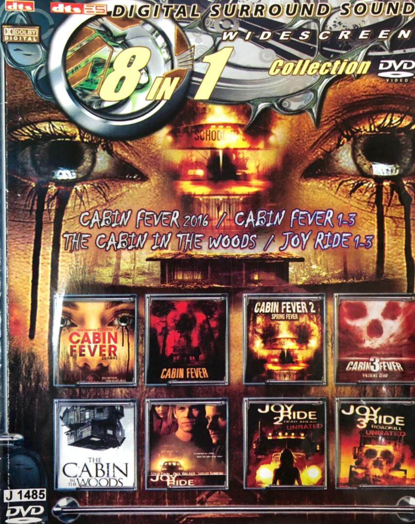 DVD English Movie Cabin Fever 2016 / Cabin Fever / The Cabin In The Woods / Joy Ride 1-3 in 1 Collection | Lazada