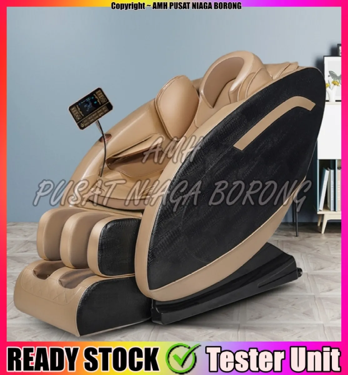 Ready Stock Electronic Massage Chair W Lcd Remote Control Malaysia Plug Mesin Urut Badan Lazada