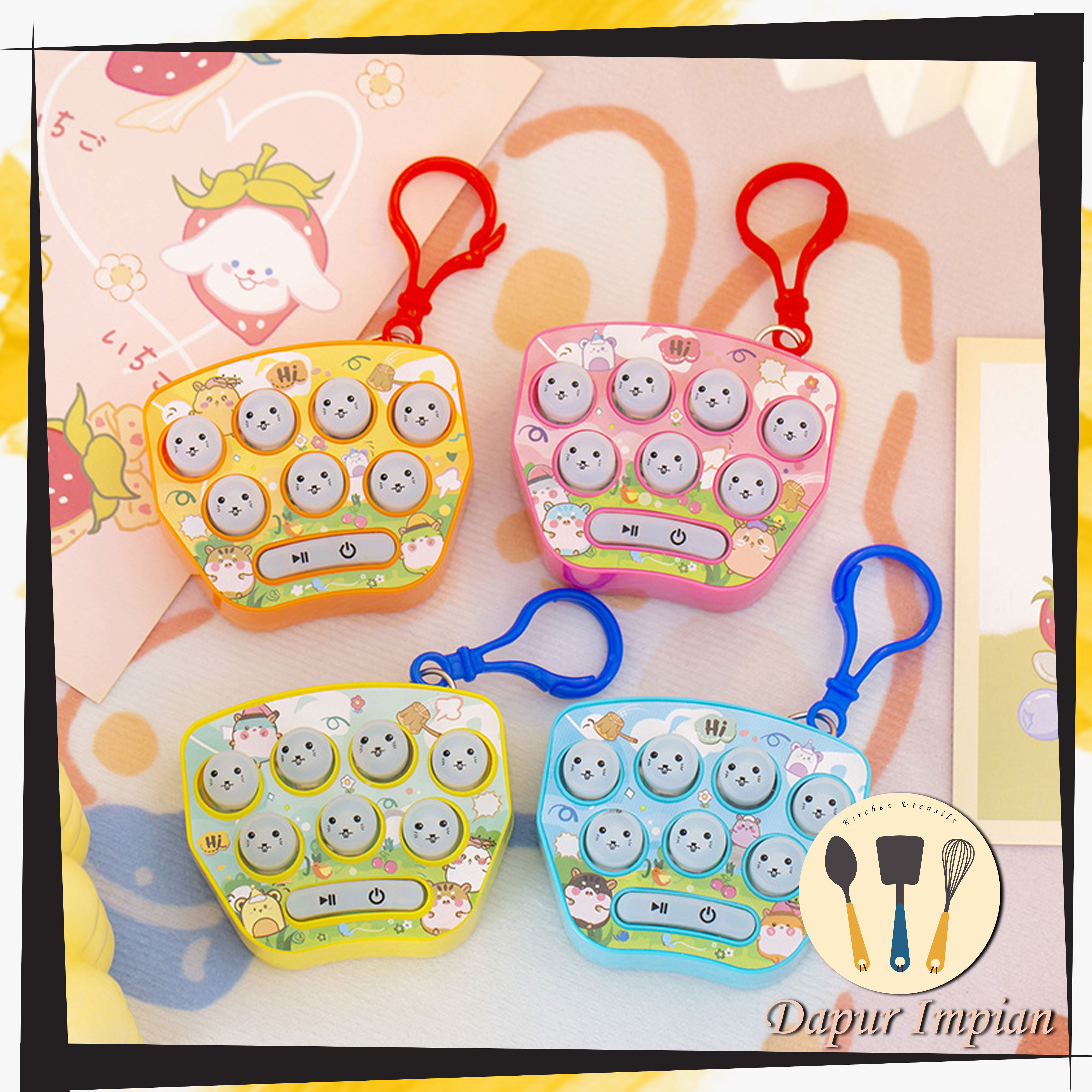 👨🏻‍🍳👩🏻‍🍳打地鼠钥匙扣 4种游戏模式 便携乐趣 电池驱动👨🏻‍🍳👩🏻‍🍳Whack-a-mole Keychain 4 Gaming Modes Portable Fun Battery-powered👨🏻‍🍳👩🏻‍🍳Rantai Kunci Whack-a-mole 4 Mod Permainan Kesenangan Mudah Alih Dikuasakan Dengan Bateri Harga 3 Ringgit*Penghantaran Percuma