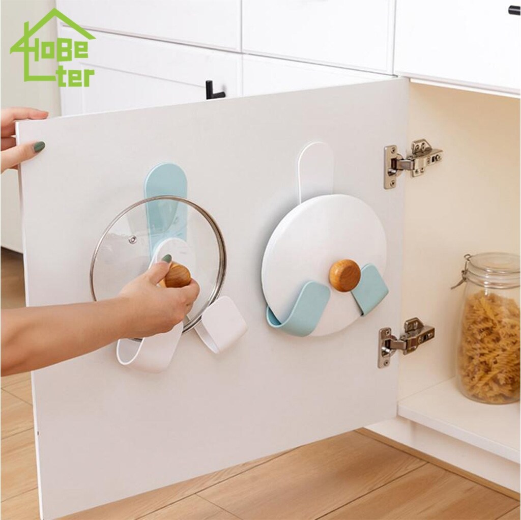 Gambar Kitchen Suction Cup Tool Holder Pot Lid Kitchen Accessories