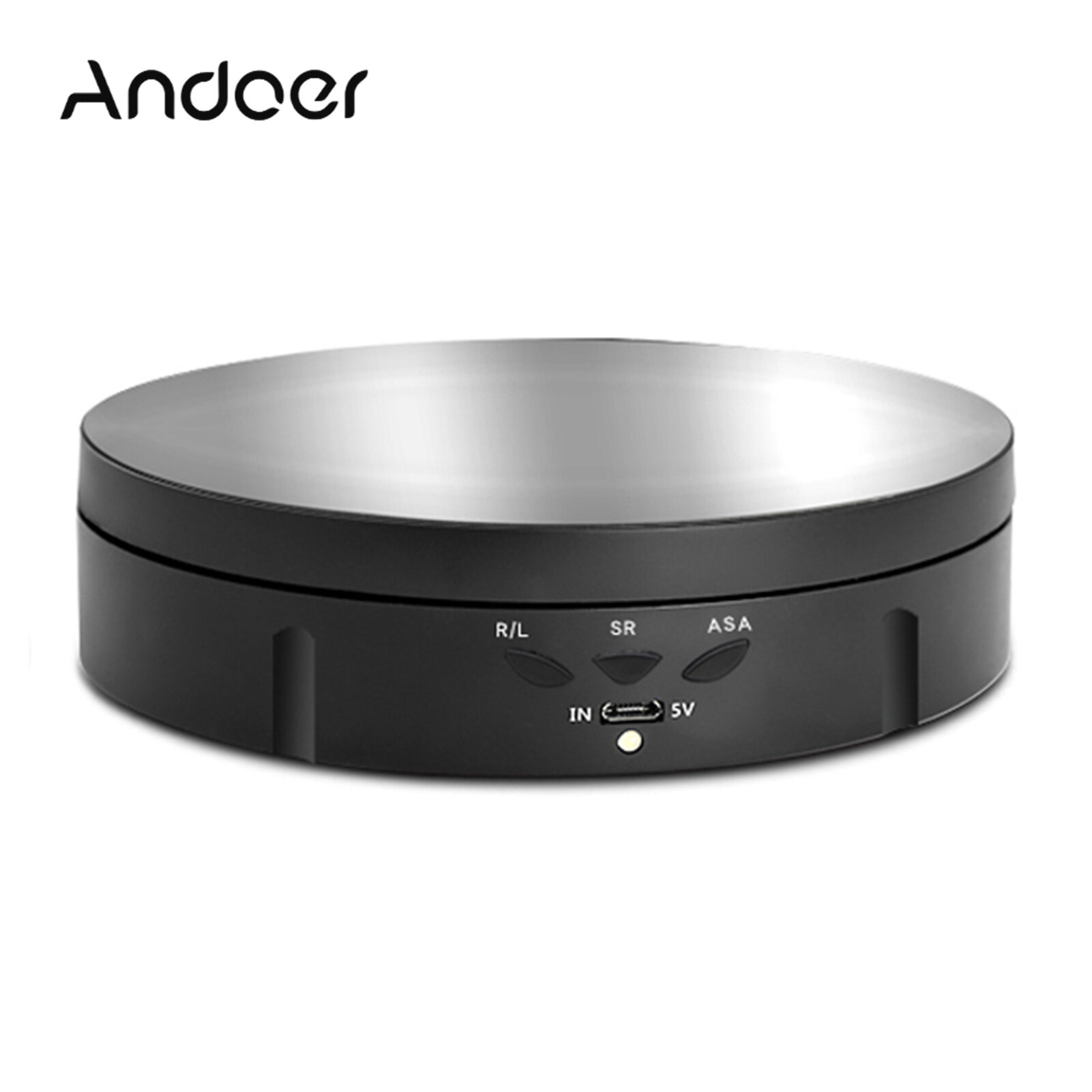 Bàn Xoay Điện 360 °, Đế Hiển Thị Xoay Sạc USB 3 Tốc Độ Có Thể Điều Chỉnh Đồng Hồ Trang Sức Trưng Bày Chụp Ảnh Sưu Tầm