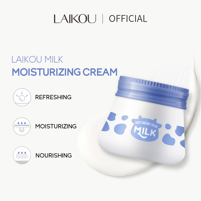 Laikou kem dưỡng da mặt hương thơm sữa dưỡng ẩm bổ sung dưỡng chất làm mịn da trẻ hóa da 55g