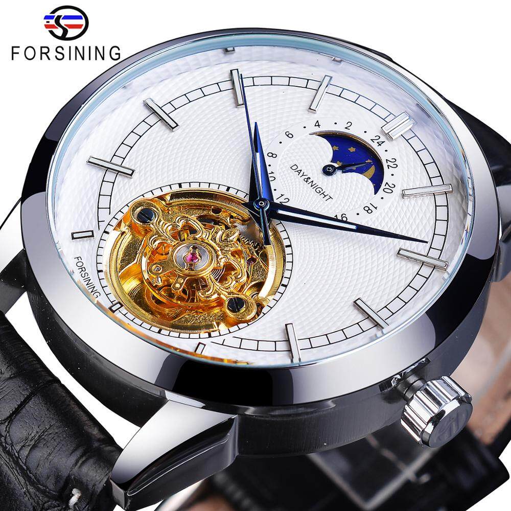new Forsining watch fashion business men s watch top brand luxury golden
