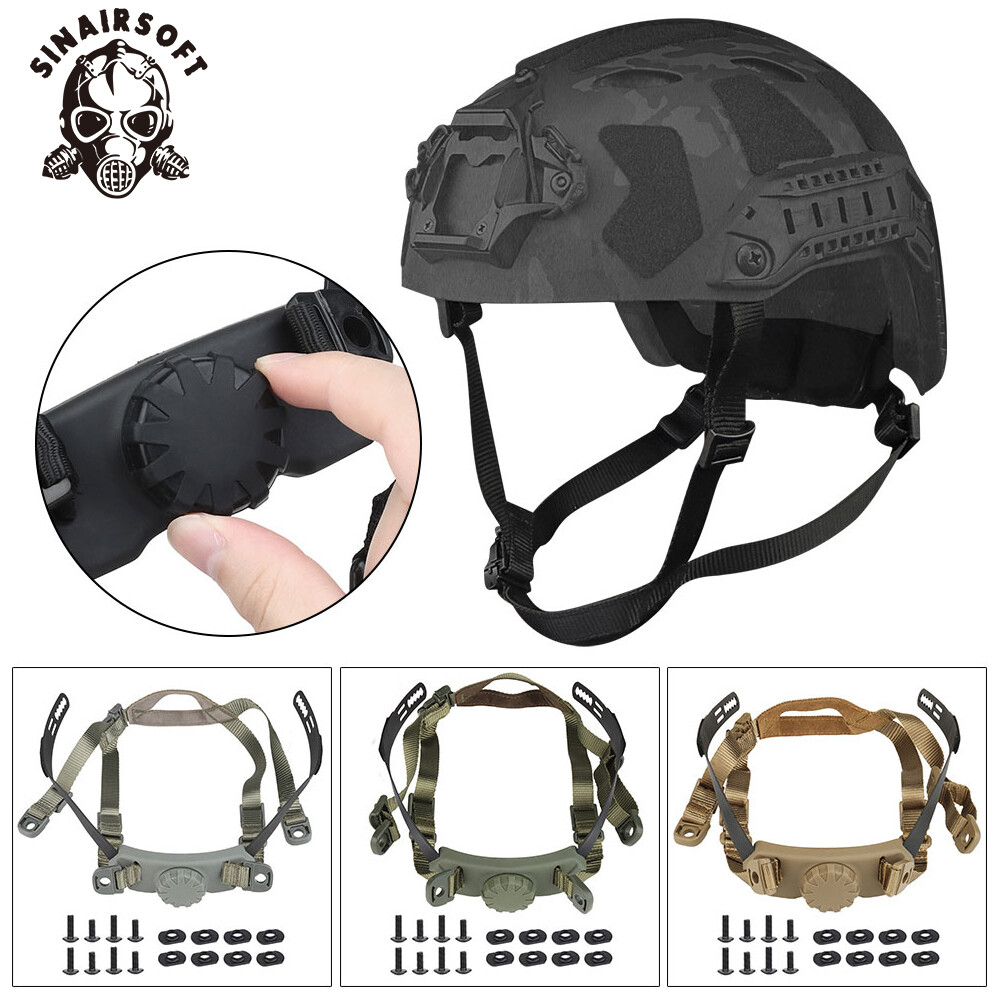 SINAIRSOFT Helmet Inner Suspension System Outdoor Riding Protective Helmet Adjustable Headband Accessories