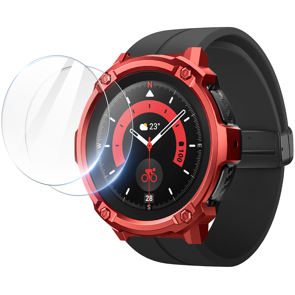 Supcase ốp bọ cánh cứng kỳ lân được thiết kế cho galaxy watch 5 pro 45mm ốp bảo vệ chắc chắn với 2 gói bảo vệ màn hình