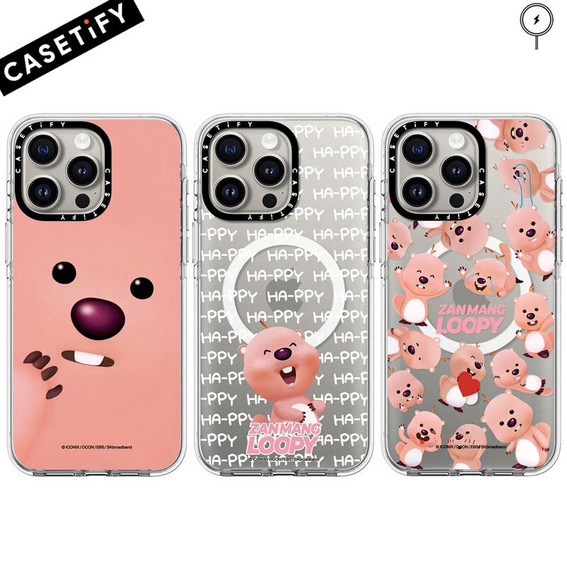 CASETiFY Compact IPhone 15 Case [4 Ft. 2X Military Grade Drop Protection/Slim/Lightweight] - Clear Polka Daub Hearts - Clear Black - View #7