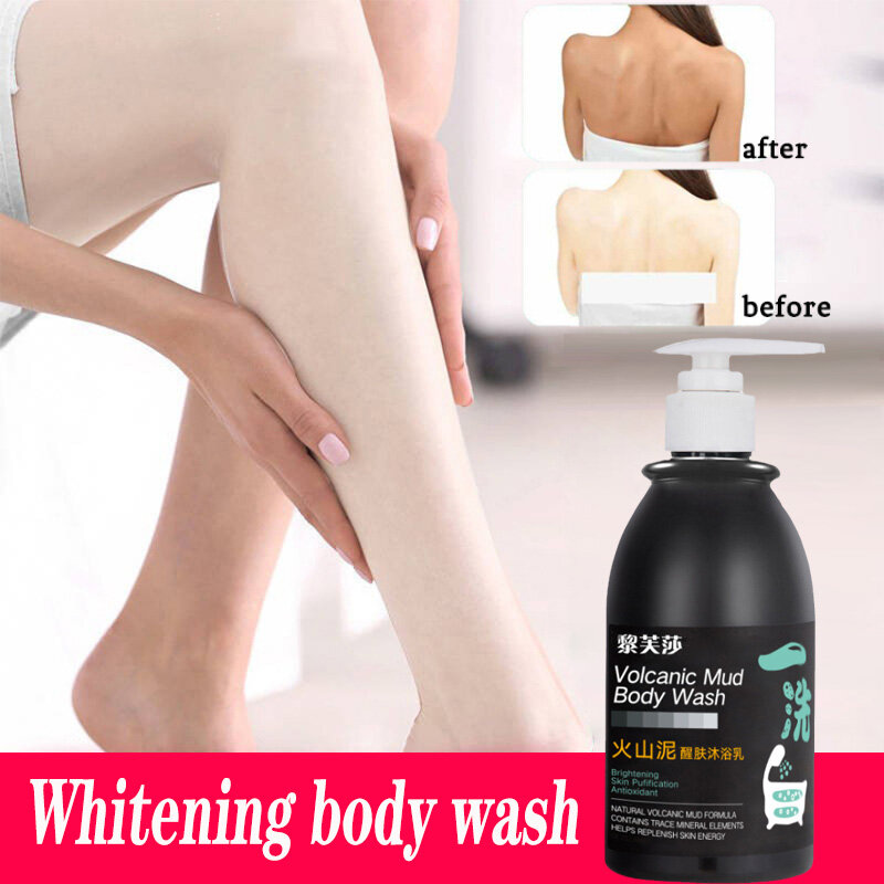 Gambar body wash scrub body whitening deep sea mud whitening volcanic mud body wash gunung berapi 250ml ??? Whitening body