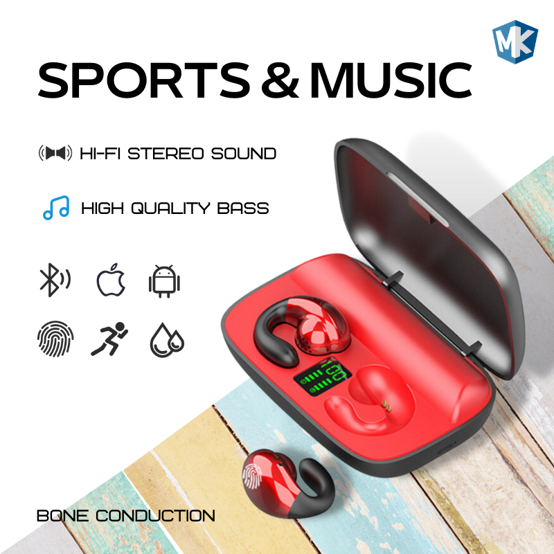 Bluetooth Tai nghe nhét tai không dây S19 Hifi nhỏ âm thanh nổi Tai nghe