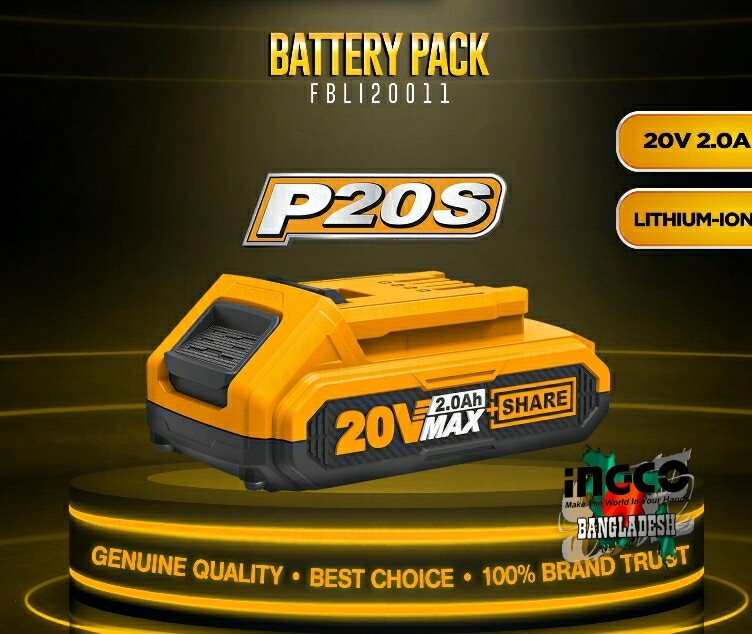 Lithium-ion Battery Pack 20v Ingco fbli20011