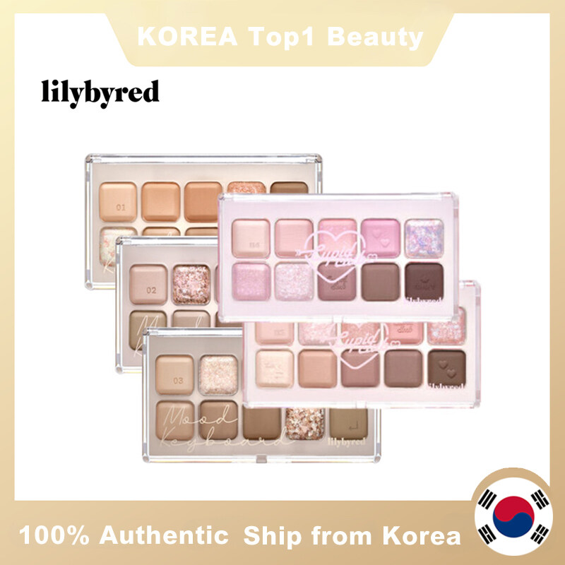 Bảng Phấn Mắt Lilybyred Mood Keyboard #10 Shades / Eyeshadow palette / Jelly-Like Texture / Long-Lasting