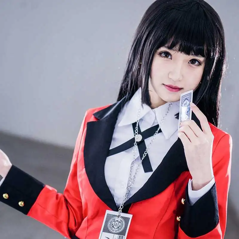 Anime Kakegurui Cosplay Costume Jabami Yumeko Cosplay Costume Japanese High School Uniform Girls Outfits Women Suits Lazada Ph