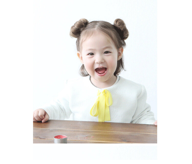 Tóc Giả Trẻ Em TSE Với Kẹp Tóc Tóc Giả Nữ Công Chúa, Kiểu Búi Tóc Hoa Cài Tóc Kẹp Bé Gái, Phụ Kiện Tóc P08 1 Pair