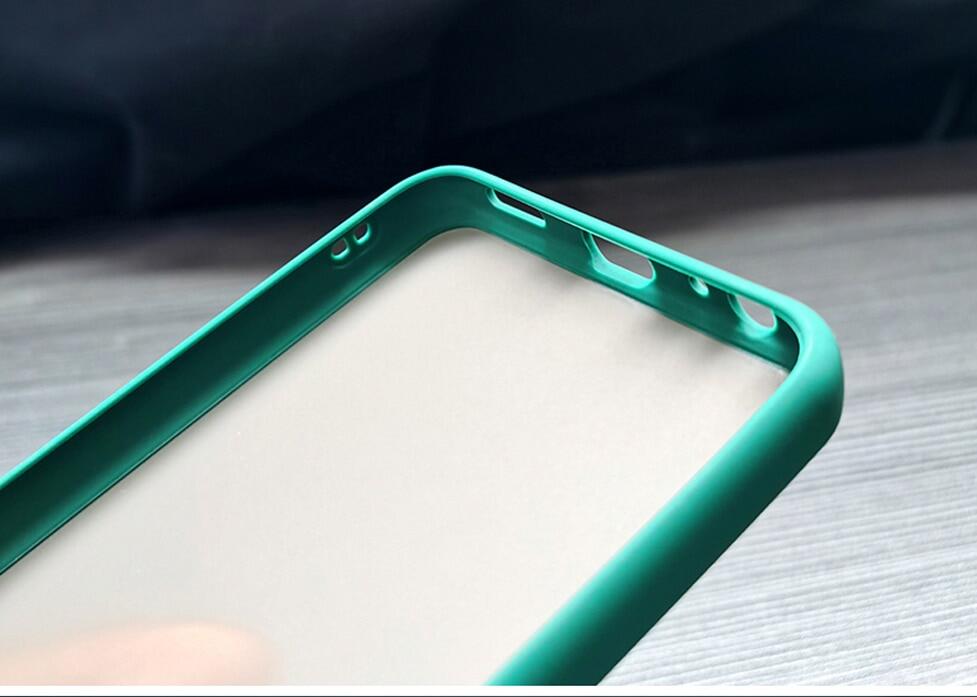 Thick Matte Silicone Phone Case for VIVO Y50 Transparent Anti Knock Case For VIVO Y30 Y70s Y19 V15 Pro V17 V19 Back Cover (20)