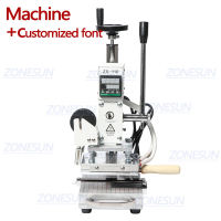 ZONESUN ZS-110 Slideable Workbench Digital Hot Foil Stamping Machine Leather Embossing Bronzing Tool Wood PVC Paper DIY Press