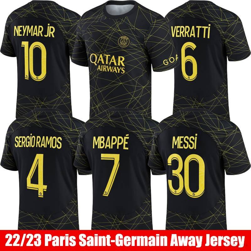 Messi PSG #30 Home Lionel Paris Saint Germain Team Jersey Child Training  Suit with Socks for Size #22-#28 