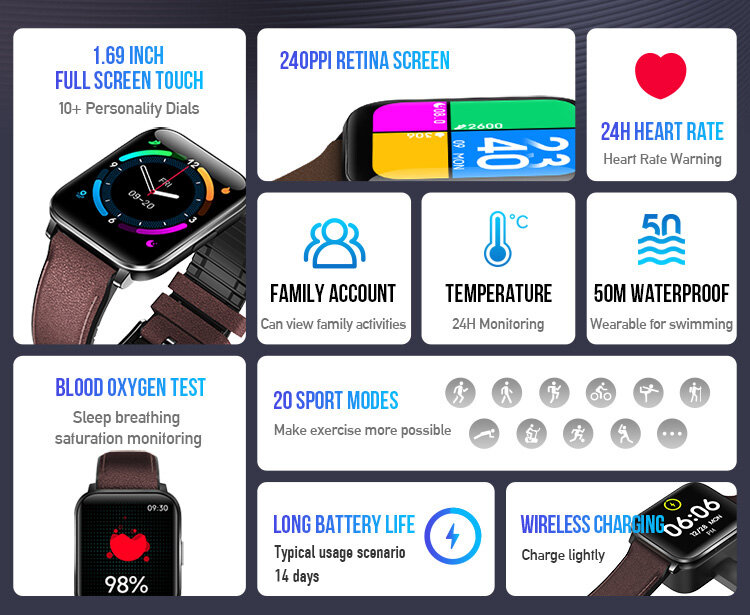 mifree q8 smartwatch