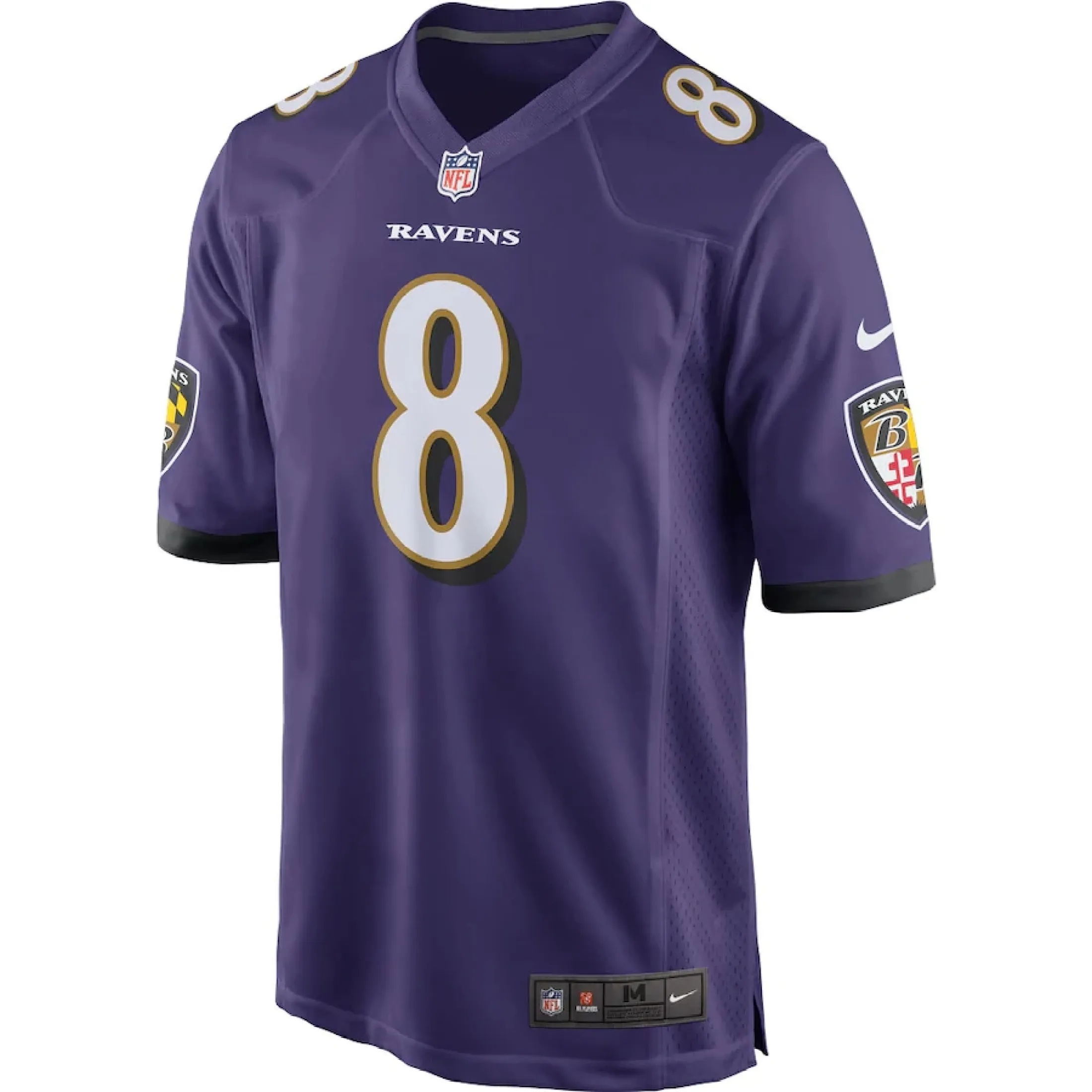 embroidered ravens jersey