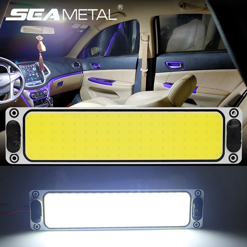  Xe Tải LED đọc sách nội thất Tấm Đèn Trắng COB 54 108SMD Bảng Điều Chỉnh Đèn đọc sách cho xe hơi trần nhà mái nhà Có Dây Đèn 12V 24V 