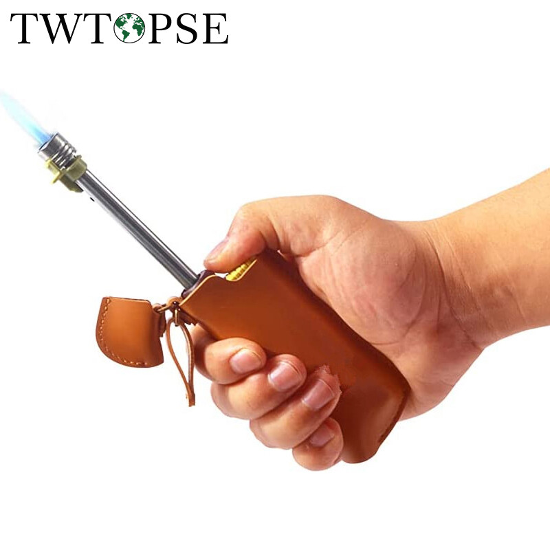 Twtopse bao da cho soto st480 bộ đánh lửa cầm tay cắm trại dã ngoại siêu nhẹ ốp bảo vệ bộ đánh lửa dạng ống lồng thoải mái