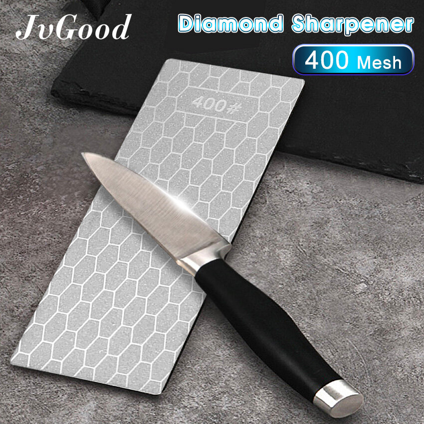 Jvgood đá mài dao kim cương đá mài bề mặt dao siêu mỏng lưới đá mài 400 #1000 # bộ dụng cụ mài đá mài nhà bếp